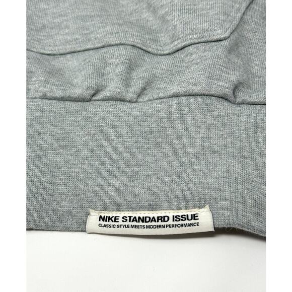 Nike Dri-FIT Standard Issue Men's Pullover Basketball Hoodie, Gray, Size S - Picture 6 of 9